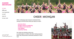 Desktop Screenshot of cheermichigan.com